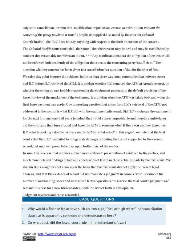 Business Law and the Legal Environment - Page 586